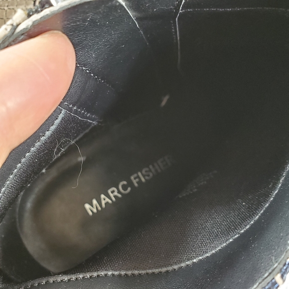 Marc Fisher snake skin leather booties - Picture 10 of 11